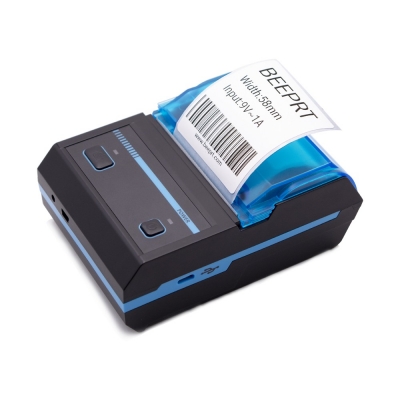 2 pouces de reçu d'étiquette thermique mobile POS facture imprimante portable bluetooth
